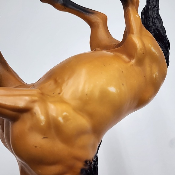 Vintage 70's Breyer Horse 87 Traditional Diablo Mustang Buckskin Semi Rearing - Picture 11 of 11